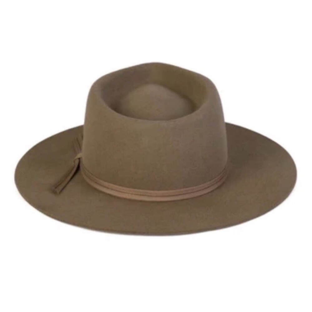 Lack Of Color Moss Zulu Fedora Hat In Olive Green. NWT! Sz S (55cm) & M (57cm) - Picture 8 of 16